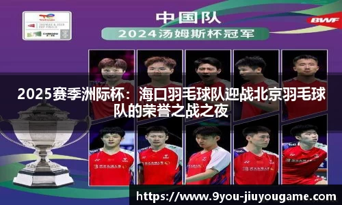 2025赛季洲际杯：海口羽毛球队迎战北京羽毛球队的荣誉之战之夜